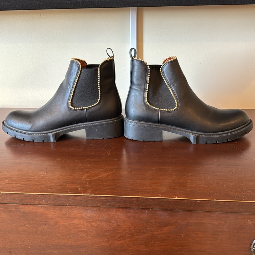 COACH Lug Soled Booties - Picture 2 of 6